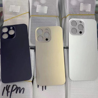 Pièces de rechange OEM Batterie arrière pour IPhone 13pro Verre Grand TROU 13pro Max 14 Pro 14Pro Max Couvercle Arrière Boîtier Porte Verre