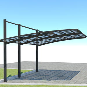 Abri de stationnement arrière en aluminium pour voiture - Product Image 2