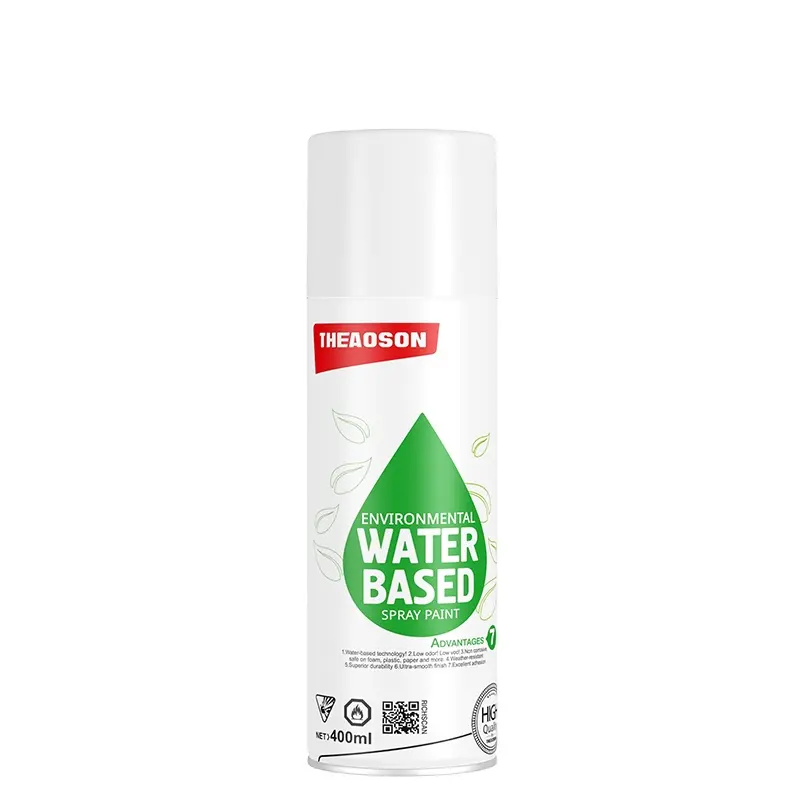 Theaoson vernice Spray a base d'acqua fai da te rispettosa dell'ambiente per l'arte della tela ad alta adesione