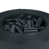RAL7016 lamelles de confidentialité en PVC 4.6CMX50M ruban de revêtement de clôture pour cour pelouse sécurité chantiers de construction clôtures routières