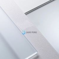 Verre solide ultra-transparent à faible teneur en fer JADE PURE avec garantie d'un an pour les projets de décoration intérieure industrielle et de cuisine