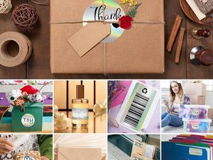 สติกเกอร์และฉลากพิมพ์แบบกำหนดเองพร้อมโลโก้-สติกเกอร์ไวนิลสีดำฟอยล์สีทองสำหรับบรรจุภัณฑ์ผลิตภัณฑ์ฉลากขวดกล่องของขวัญสุดหรู - Product Image 3