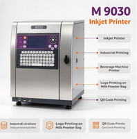 Mesin Printer CIJ Markem Imaje 9030, Mesin Pengkodean Inkjet Kode QR & Logo untuk Kemasan Susu Bubuk & Minuman