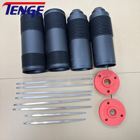 Tenge 1Set Cache-poussière supérieur pour kits d'amortisseurs à suspension pneumatique Mercedes W230 R230 2303200213 2303200513 2303208613 2303208513