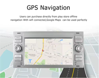 Autoradio Android 13 à prix d'usine, compatible avec Ford Fiesta Kuga Galaxy Focus, Navi CarPlay, autoradio GPS, navigation