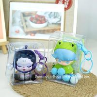Sac à main en PVC transparent anti-poussière pour poupées en peluche suspendues, porte-clés, organisateur, mini sac à main, petit sac aveugle, rangement, protection, cadeau, modèle