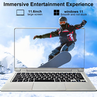 Nouvel ordinateur portable professionnel Yoga 11,6 pouces avec processeur Intel, SSD, écran rotatif à 360°, corps métallique, clavier anglais (disposition britannique) pour usage personnel ou étudiant