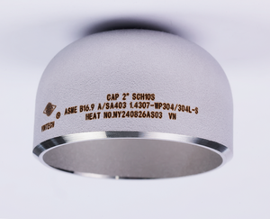 Capuchon de tuyau en acier inoxydable de haute qualité, surface lisse, ASME B16.9 A SA403, sans soudure, soudé, vente en gros - Product Image 2