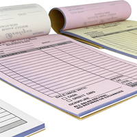 Carnet de commandes, reçus et factures écologique personnalisé, papier autocopiant, 50 sets, blanc et jaune, pour bons de livraison