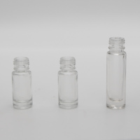 Lot de 400 pièces de bouteilles en verre ambrées avec roulement à bille et bouchon, forme personnalisée, faciles à coller, 2ml, 3ml, 6ml, 8ml, 10ml, 12ml, 20ml