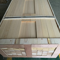 Balcon européen Chêne, pin, cèdre, épicéa, pruche Abachy Plafond en bois sans peinture Salle de sauna Bois massif Vente en gros