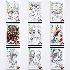 Tableau d'art Shikishi d'anime japonais, style onirique, bords dorés, impression couleur, coins carrés, en papier, objet de collection pour salle de jeux - Product Image 2
