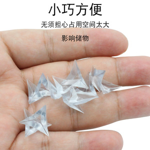 Tapis anti-poussière transparents en cristal pour coins de tiroirs, 2000 pièces par paquet, pour armoires et placards, de Suzhou Science Popularization - Product Image 1