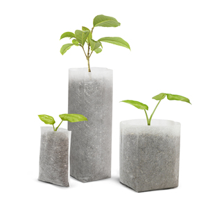 Borsa per vivaio biodegradabile per piante non tessute di dimensioni personalizzate dirette in fabbrica per la piantina di fiori d'albero - Product Image 1