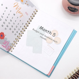 Oem tùy chỉnh giá rẻ số lượng lớn xoắn ốc ràng buộc dây-o in ấn cuốn sách hàng ngày hàng tuần kế hoạch Nhật Ký Tạp Chí máy tính xách tay - Product Image 4