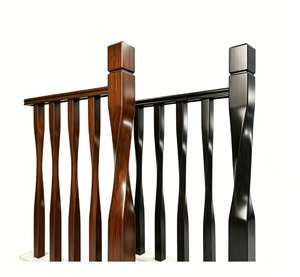 Balustrade en bois de haute qualité, balustre en chêne rouge Eden de haute qualité, pièces de balustrade pour escalier et mobilier - Product Image 1