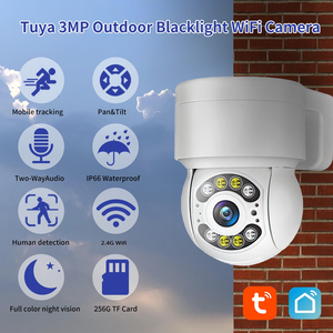 KONLEN 3MP Outdoor IP Dome CCTV <strong>Security</strong> <strong>Camera</strong> Waterproof WiFi Night Vision 2-Way Audio Black-Light 1080P Cmos Black Color - Product Image 3