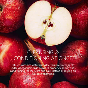 Sérum pour cuir chevelu au vinaigre <span class=keywords><strong>de</strong></span> <span class=keywords><strong>cidre</strong></span> <span class=keywords><strong>de</strong></span> pomme biologique OEM ODM gingembre à base <span class=keywords><strong>de</strong></span> plantes menthe poivrée riz <span class=keywords><strong>eau</strong></span> détoxifie les équilibres hydrater les démangeaisons du cuir chevelu - Product Image 4