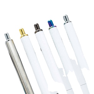 ปากกาลูกลื่นสีขาวแบบกำหนดเอง สติ๊กเกอร์คริสตัล DIY ดีไซน์โลหะแบบยืดหดได้ ของขวัญส่วนตัว มีสินค้าในสต็อก - Product Image 2