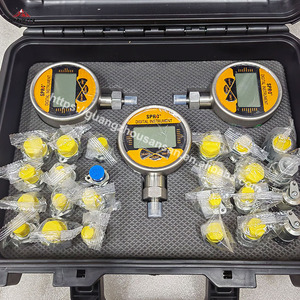 Xây dựng các bộ phận máy móc chẩn đoán Bộ kiểm tra máy xúc thủy lực kỹ thuật số đo áp suất Bộ dụng cụ kiểm tra 3 đồng hồ đo công cụ - Product Image 3