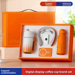 Set Regalo in Metallo Stile Business, Tazza da Caffè per Aziende, Eventi Aziendali e Anniversari, Regalo di Alta Qualità per Dipendenti con Logo Personalizzato - Product Image 4