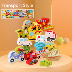 COMMIKI Tinker jouets blocs de construction en <span class=keywords><strong>bois</strong></span> modèle en <span class=keywords><strong>bois</strong></span> Kits de blocs de construction assemblage jouet cadeau en <span class=keywords><strong>bois</strong></span> empilable animaux blocs jouet - Product Image 3