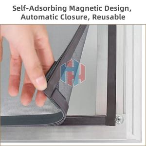 Mosquitera Magnética de Malla Densa para <span class=keywords><strong>Ventanas</strong></span>, Fácil de Instalar, Tamaño Personalizado, Invisible y Lavable para <span class=keywords><strong>Ventanas</strong></span> del Hogar - Product Image 5