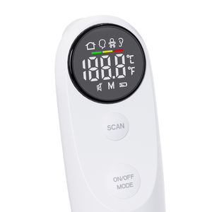 Nouveau <span class=keywords><strong>Thermomètre</strong></span> Numérique Infrarouge <span class=keywords><strong>Laser</strong></span> Sans Contact pour la Fièvre Corporelle, Modèle 2025, pour Adultes et Enfants (Oreille et Front) - Product Image 1
