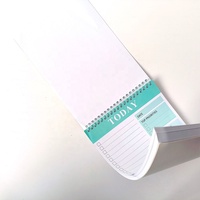 Agenda hebdomadaire B5 à spirale, couverture rigide, coloré, portable, idéal pour l'organisation, bloc-notes cadeau transfrontalier