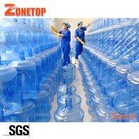 Échantillon gratuit 18 l 18,9 Ltr 19 Litres 20 Litres 18l 18,9l 19l 20l Bidon d'eau de 5 gallons