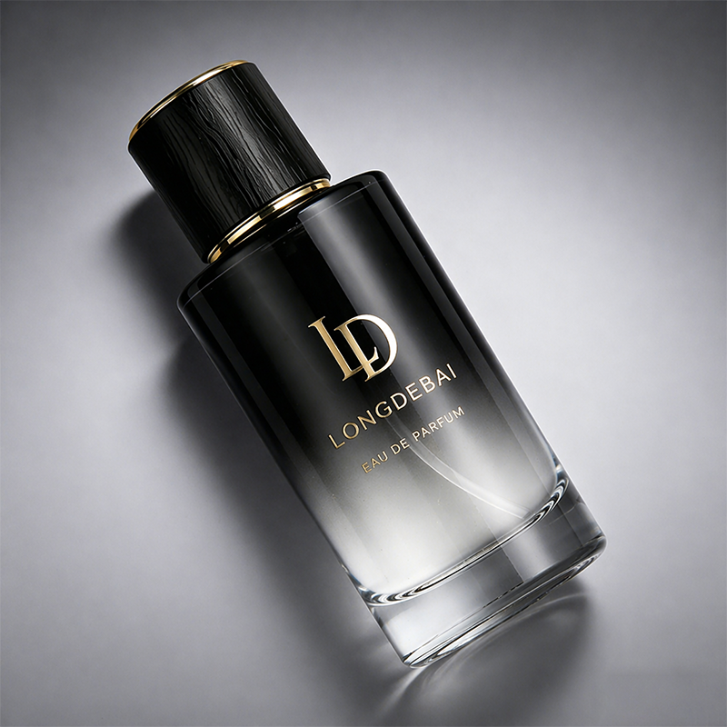 Clear glass bottle