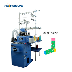 Macchina Automatica per Calze in Cotone Rainbowe Rb 6ftp con Motore, Alta Capacità 250-400 Paia/Giorno - Product Image 1