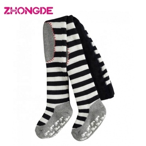 Collants pour bébé fille en coton peigné 80% personnalisés pour l'hiver, épais avec doublure en tissu éponge à l'intérieur - Product Image 5