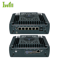 Nuevo diseño Intel 12th Gen Core I5 Mini PC, 6 2,5G LAN Dual 4K Fanless Industrial Box Computer para Firewall VPN Router