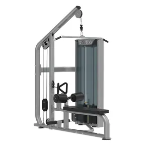 Commercial Exercise gym Use Pin loaded strength training machine muscle of back Fitness equipment lat pulldown & Low Row Machine