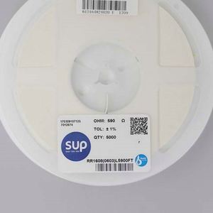 Bulk Discount RR1608 0603L5900FT 0603 1608 Resistors Chip Resistors SMD Resistors 590ohm 1% 1/10W Thick Film Resistor - Product Image 1