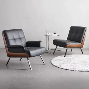 Tunus-sillón ejecutivo ajustable <span class=keywords><strong>con</strong></span> respaldo alto, mueble de oficina de cuero genuino <span class=keywords><strong>con</strong></span> <span class=keywords><strong>ruedas</strong></span>, giratorio - Product Image 4