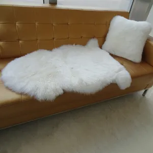 Best Sell Color Home Use Australian Sheepskin Throw Rug Safe Sheep Skins Throw Blanket Multi-color