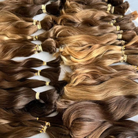 Fournisseur chinois Matériel de cheveux 100 kilos Cheveux européens vierges blonds naturels Cheveux ukrainiens russes en vrac