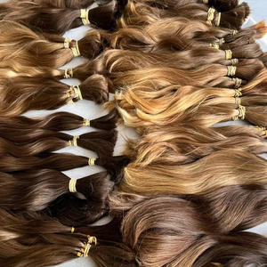 Fournisseur chinois Matériel de cheveux 100 kilos Cheveux européens vierges blonds naturels Cheveux ukrainiens russes en vrac - Product Image 2