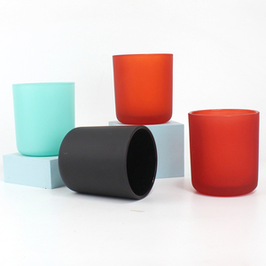 Venta al por mayor, recipiente para velas, fondo redondo, <span class=keywords><strong>Cambridge</strong></span>, 15oz, tarros vacíos para velas blancos y negros mate con tapas para hacer velas - Product Image 6