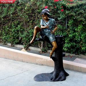 <span class=keywords><strong>Escultura</strong></span> <span class=keywords><strong>de</strong></span> <span class=keywords><strong>Pescador</strong></span> <span class=keywords><strong>de</strong></span> Bronce con Red <span class=keywords><strong>de</strong></span> Pesca <span class=keywords><strong>de</strong></span> Latón y Cobre <span class=keywords><strong>de</strong></span> Tamaño Real, Estilo Moderno para Exteriores y Playa - Product Image 6