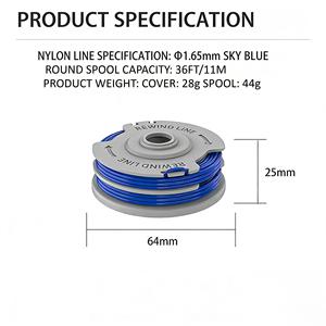 Lot de 10 bobines de fil de coupe FLY289, tête de remplacement, fil en nylon de 1.65mm/36FT pour Flymo Contour 500 XT Power Trim 500XT Mini Trim - Product Image 5