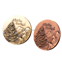 Pièces de monnaie de collection Constellation de haute qualité en stock, vente de pièces de monnaie avec boîte en acrylique