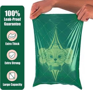 Sacs à déjections canines biodégradables écologiques de haute qualité avec logo personnalisé pour la vente en gros - Product Image 3