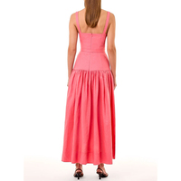 Robe longue élégante tissée pour femme grande taille, taille naturelle, lavable, personnalisable OEM ODM, collection automne