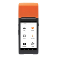 Terminal de point de vente (TPV) portable Android 3G avec imprimante de reçus et lecteur de codes-barres pour billets de parking et de bus