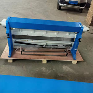 Machine à cisaillement, roulage et pliage combinée manuelle, cisaille, plieuse, rouleau de glisse 3 en 1 pour tôle métallique, pliage, découpe - Product Image 4