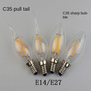 2700K 3500K ấm trắng 3W 5W C35 Edison bóng đèn nến AC220V đèn nến E14 2g11 <span class=keywords><strong>LED</strong></span> <span class=keywords><strong>Filament</strong></span> ánh sáng - Product Image 3