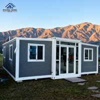 Maison conteneur modulaire préfabriquée haut de gamme extensible 20ft 40ft, entrepôt mobile moderne pliable de luxe, mini-maison